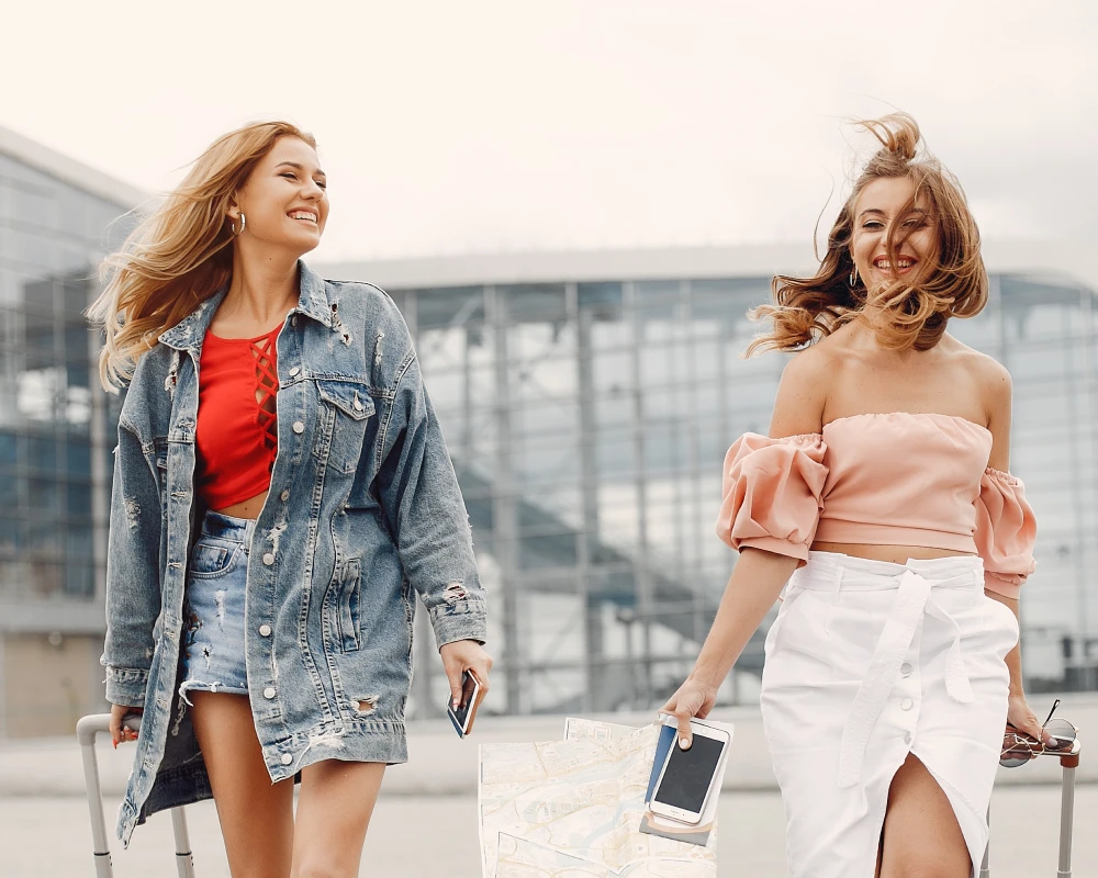 mini suitcase on wheels